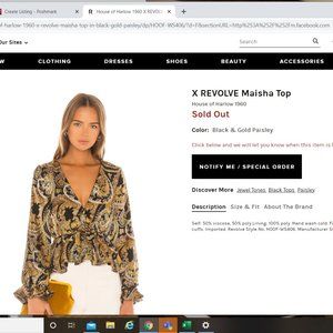 House Of Harlow x Revolve Maisha Top